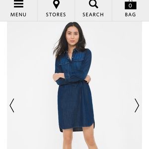 Denim Shirt Dress